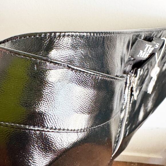 Tiger Mist Black Faux Patent Leather Leggings NWOT Going Out Statement Size XS - Picture 10 of 13